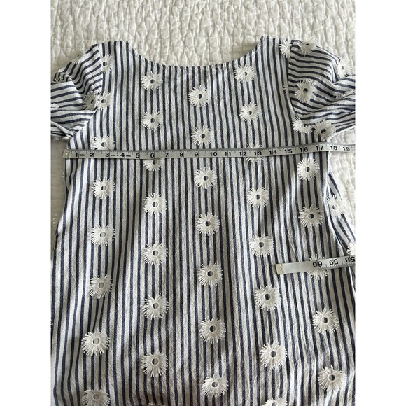 Roller Rabbit Blue And White Striped Shift Dress Size XS EUC - Picture 6 of 7